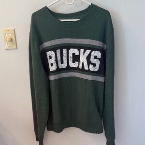 47 Brand Milwaukee BUCKS Crewneck Sweatshirt